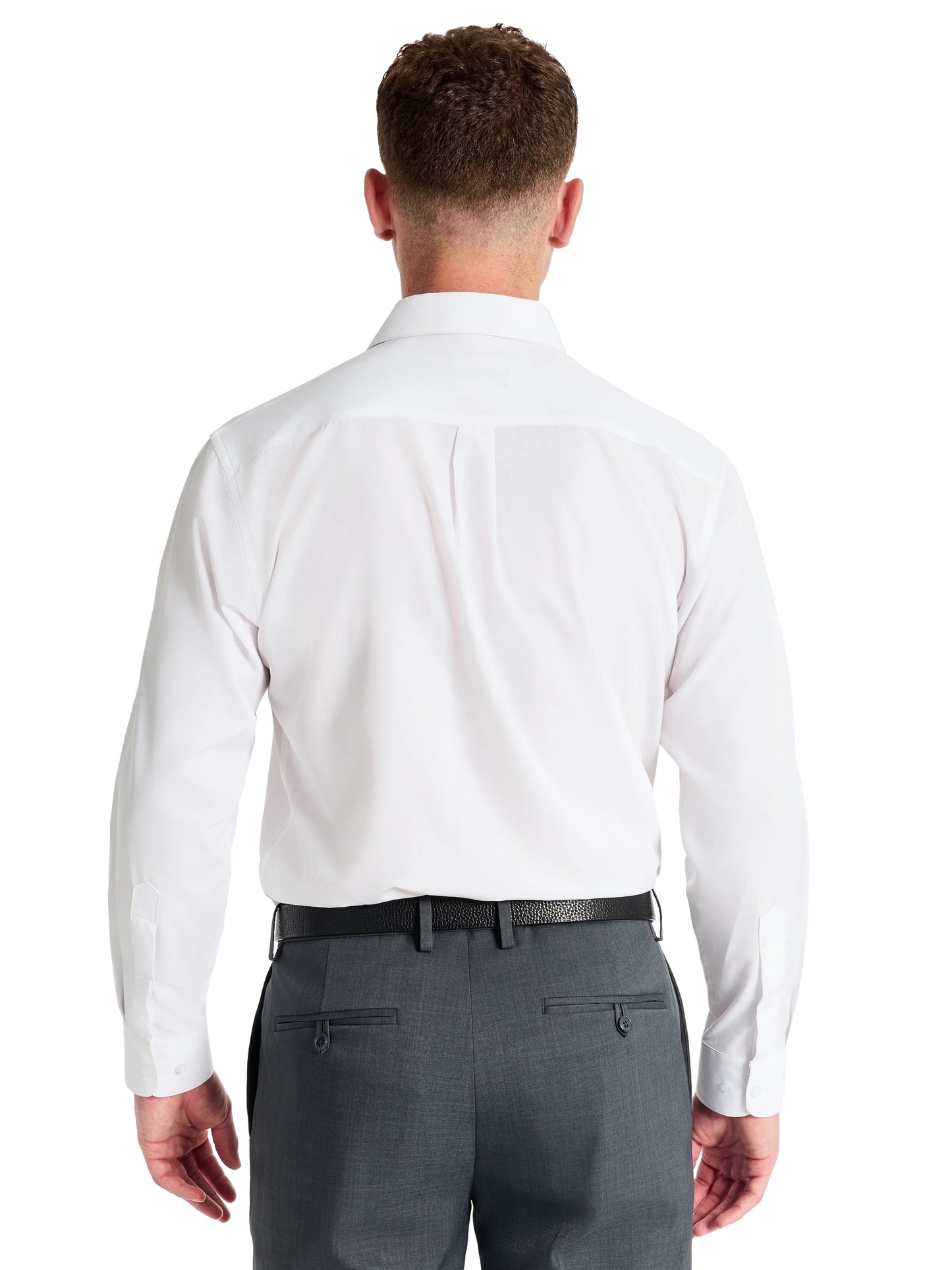 Men's Performance White Dress Shirt