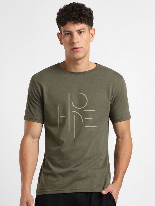 Men Typography Printed T-shirt