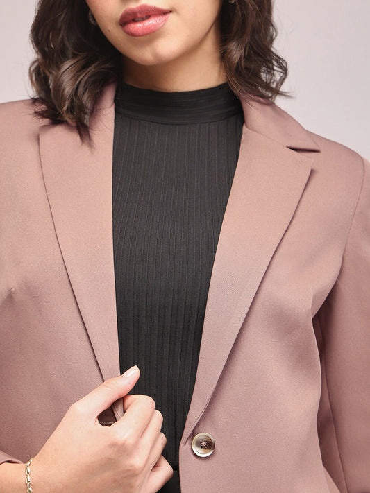 Tailored-Fit Single Breasted Blazer