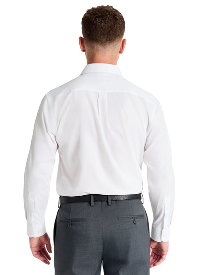 Men's Performance White Dress Shirt
