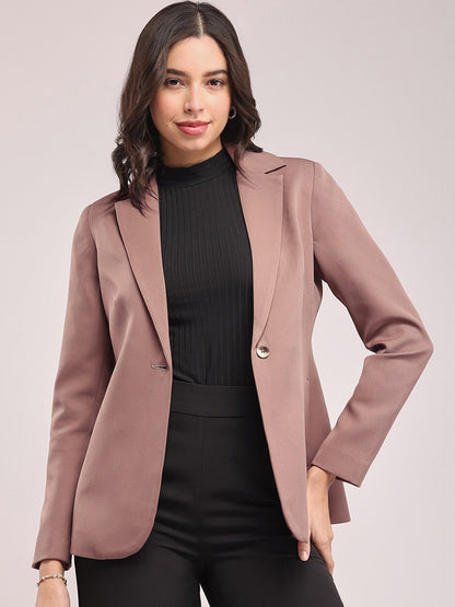 Tailored-Fit Single Breasted Blazer