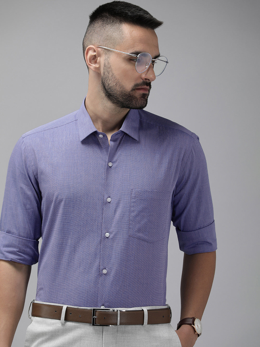 Pure Cotton Manhattan Slim Fit Opaque Formal Shirt