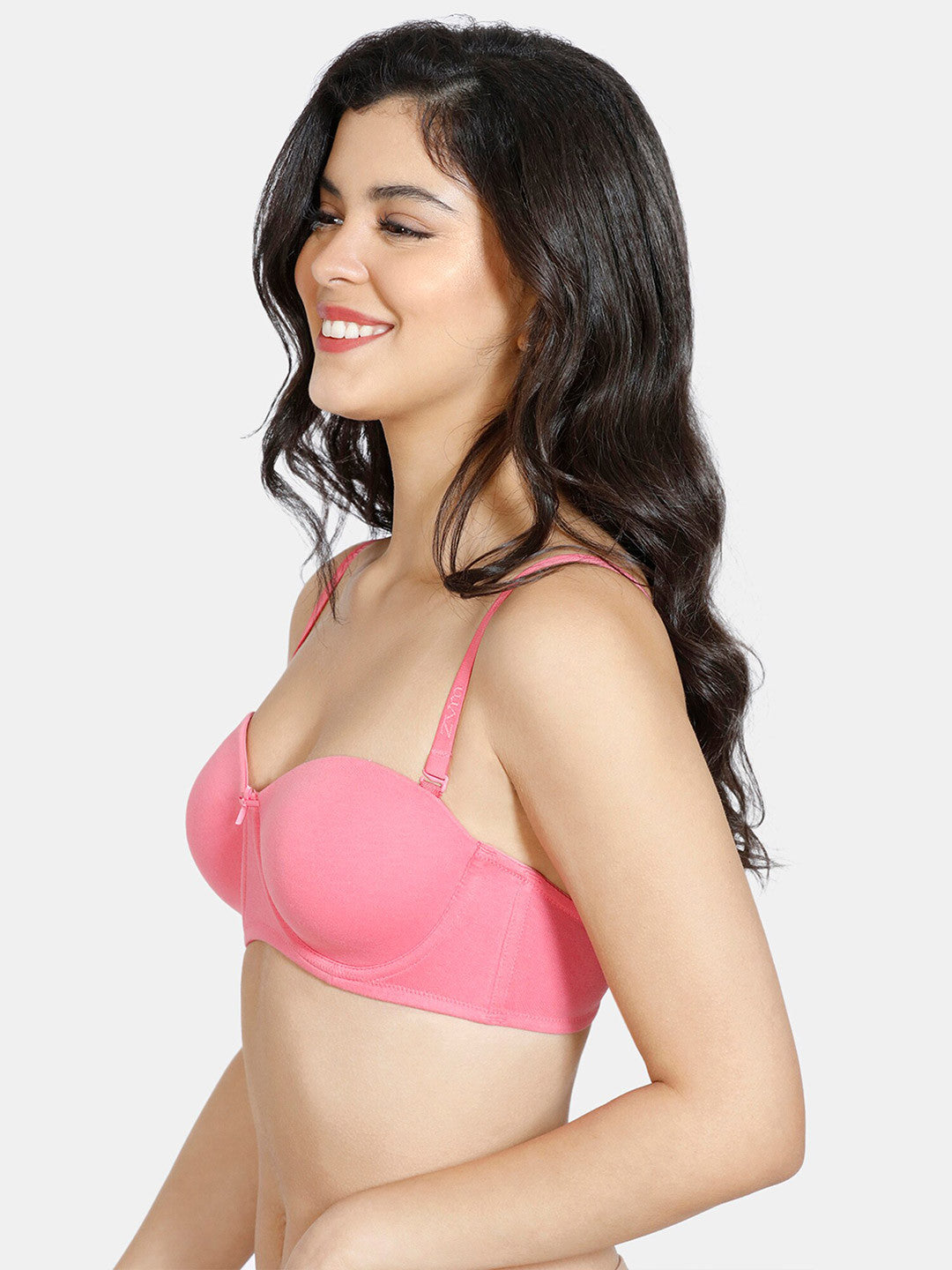 Medium Coverage Lightly Padded Strapless Everyday Bra With All Day Comfort