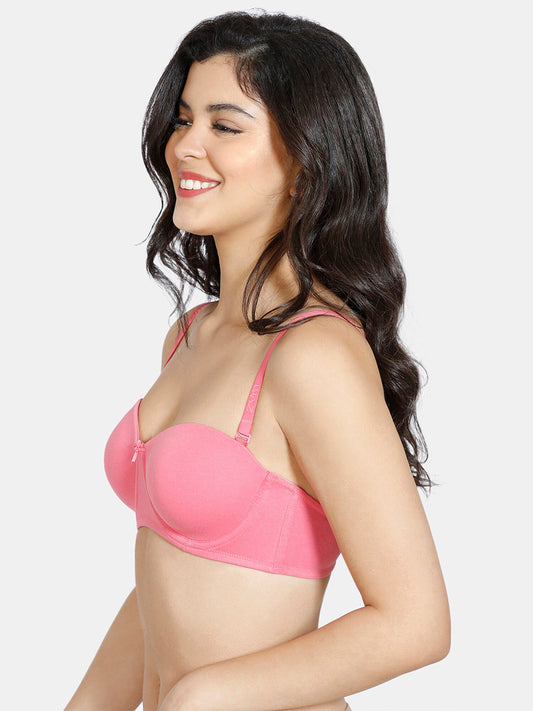 Medium Coverage Lightly Padded Strapless Everyday Bra With All Day Comfort