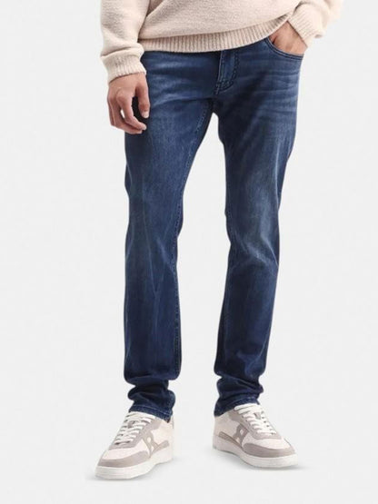 Men Smart Slim Fit Low-Rise Light Fade Jeans