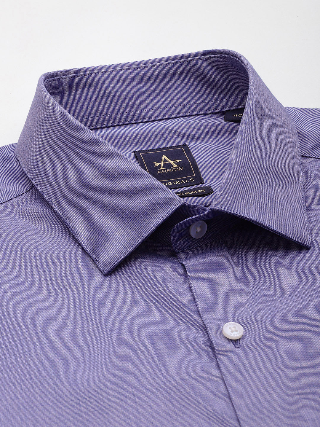 Pure Cotton Manhattan Slim Fit Opaque Formal Shirt