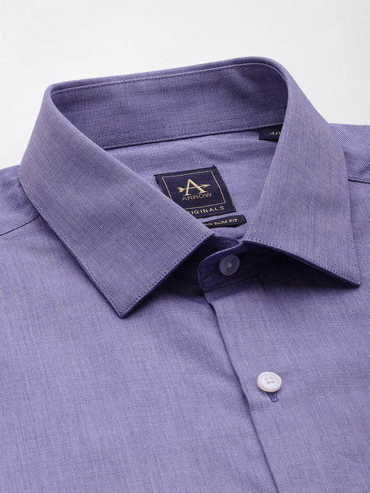 Pure Cotton Manhattan Slim Fit Opaque Formal Shirt