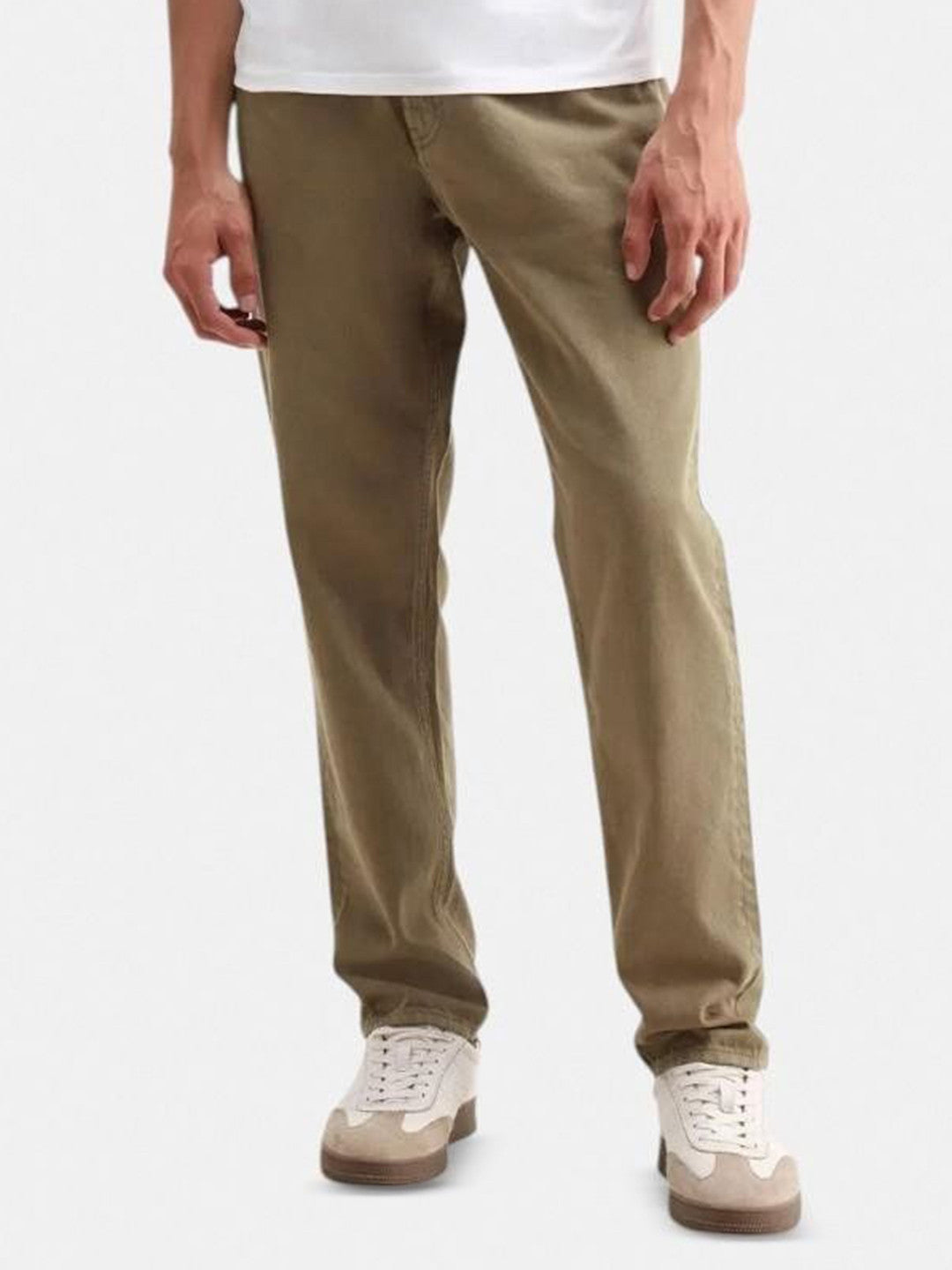 Men Smart Tapered Fit Mid-Rise Jeans