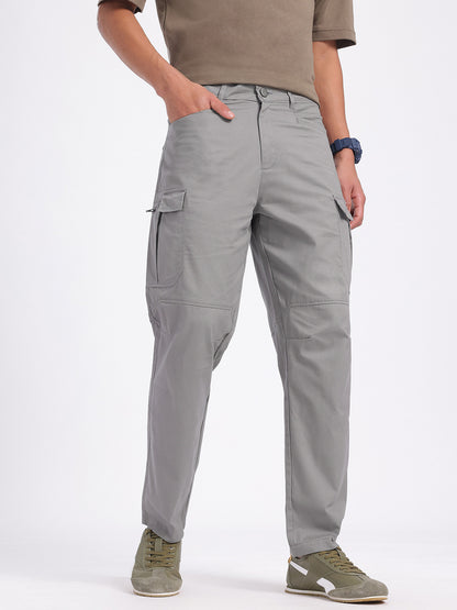Men Slim Fit Cargos