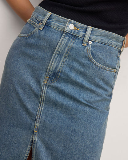 The Denim Culotte long length skirt