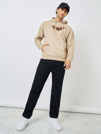 Men Graphic Printed Hooded Pullover