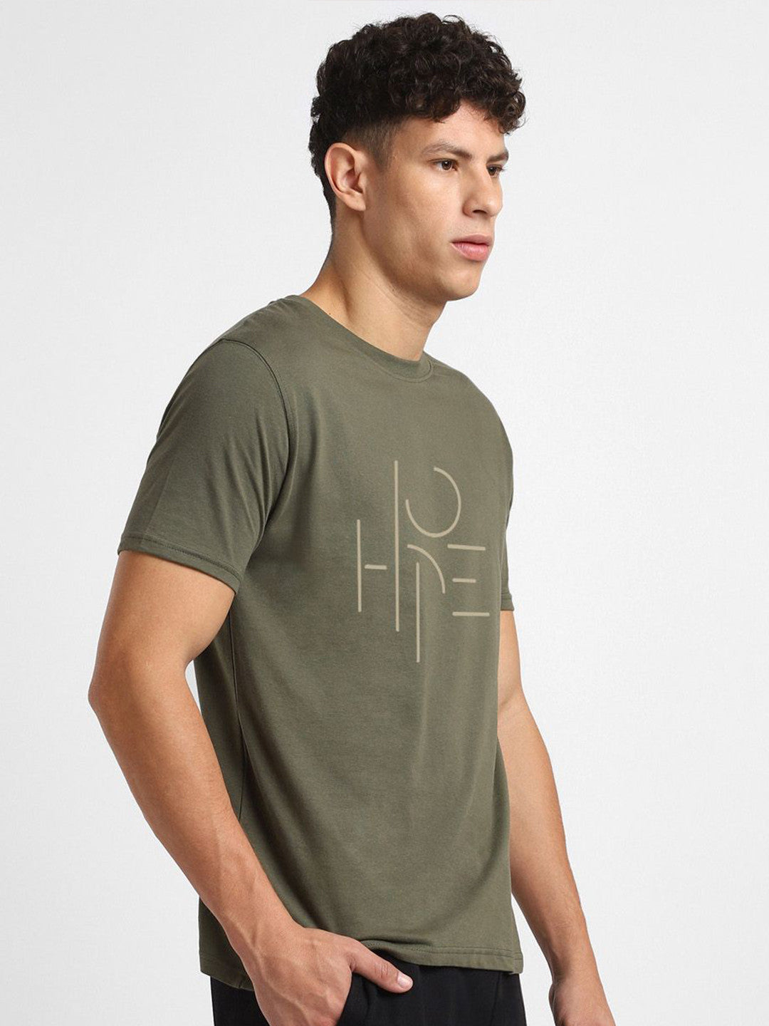 Men Typography Printed T-shirt