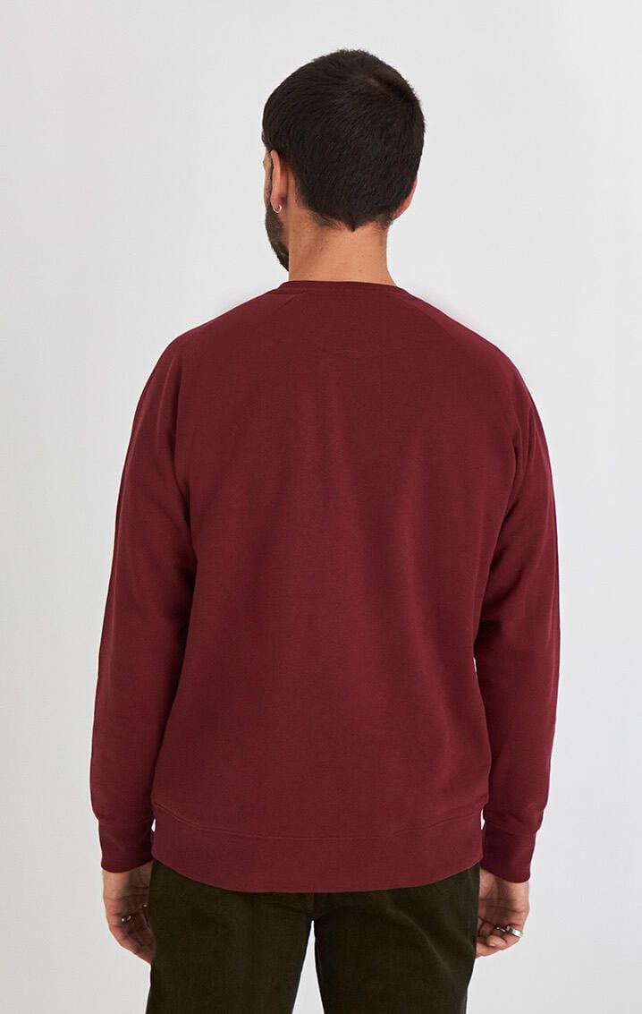 Organic Fair Trade - Fluffy, soft sweater / Ruby red