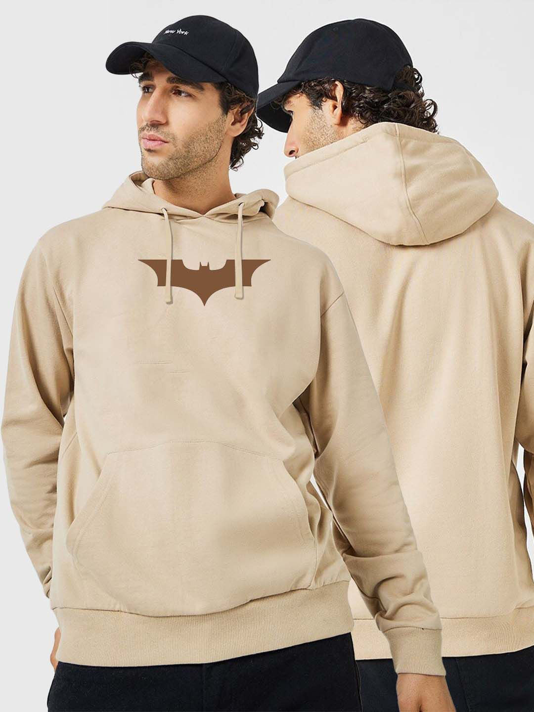 Men Graphic Printed Hooded Pullover