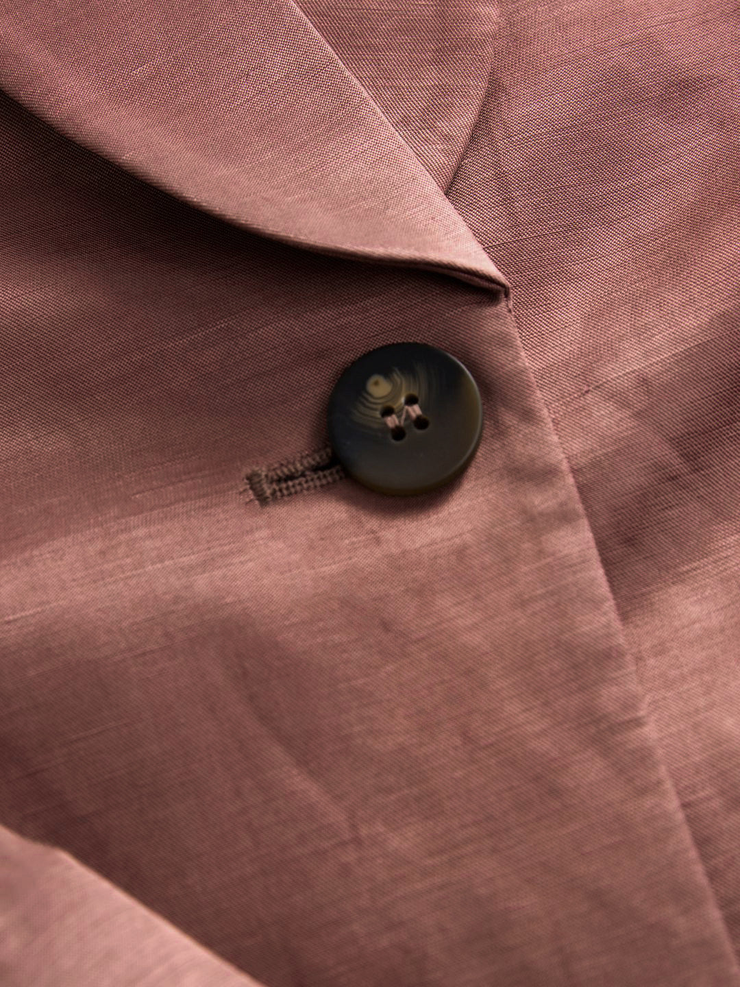 Shawl Collar Satin Finish Single-Breasted Blazer