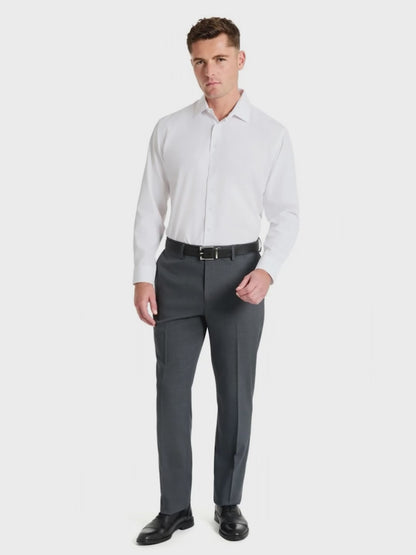 Men's Performance White Dress Shirt