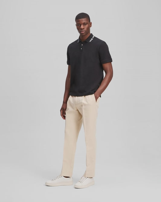 CONTRAST PIPING POLO SHIRT